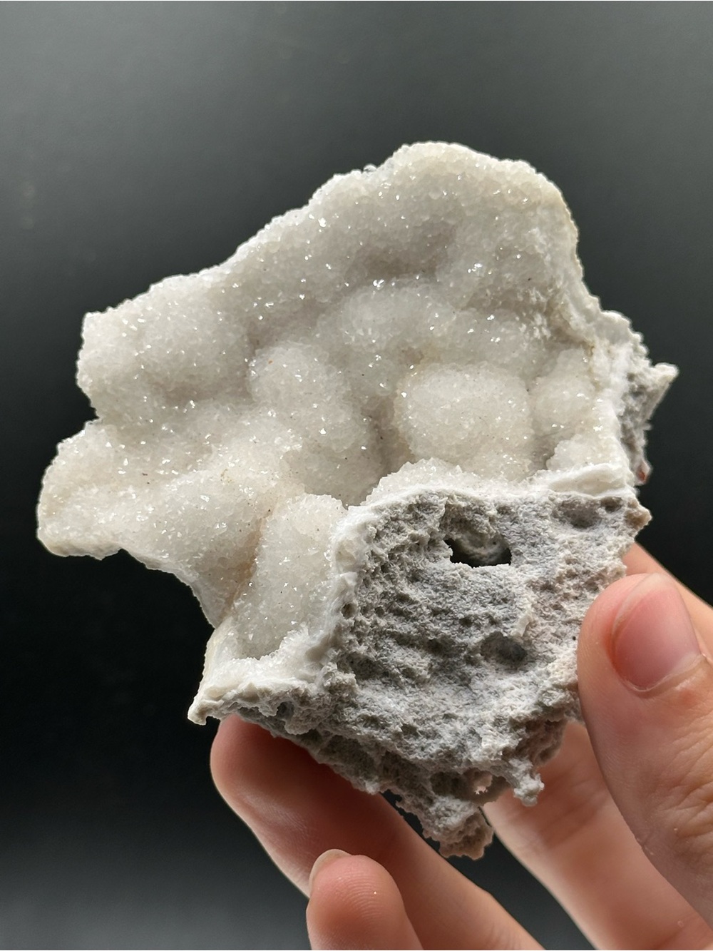 Druzy Agate from Missouri 💎🤍💎 DAM1